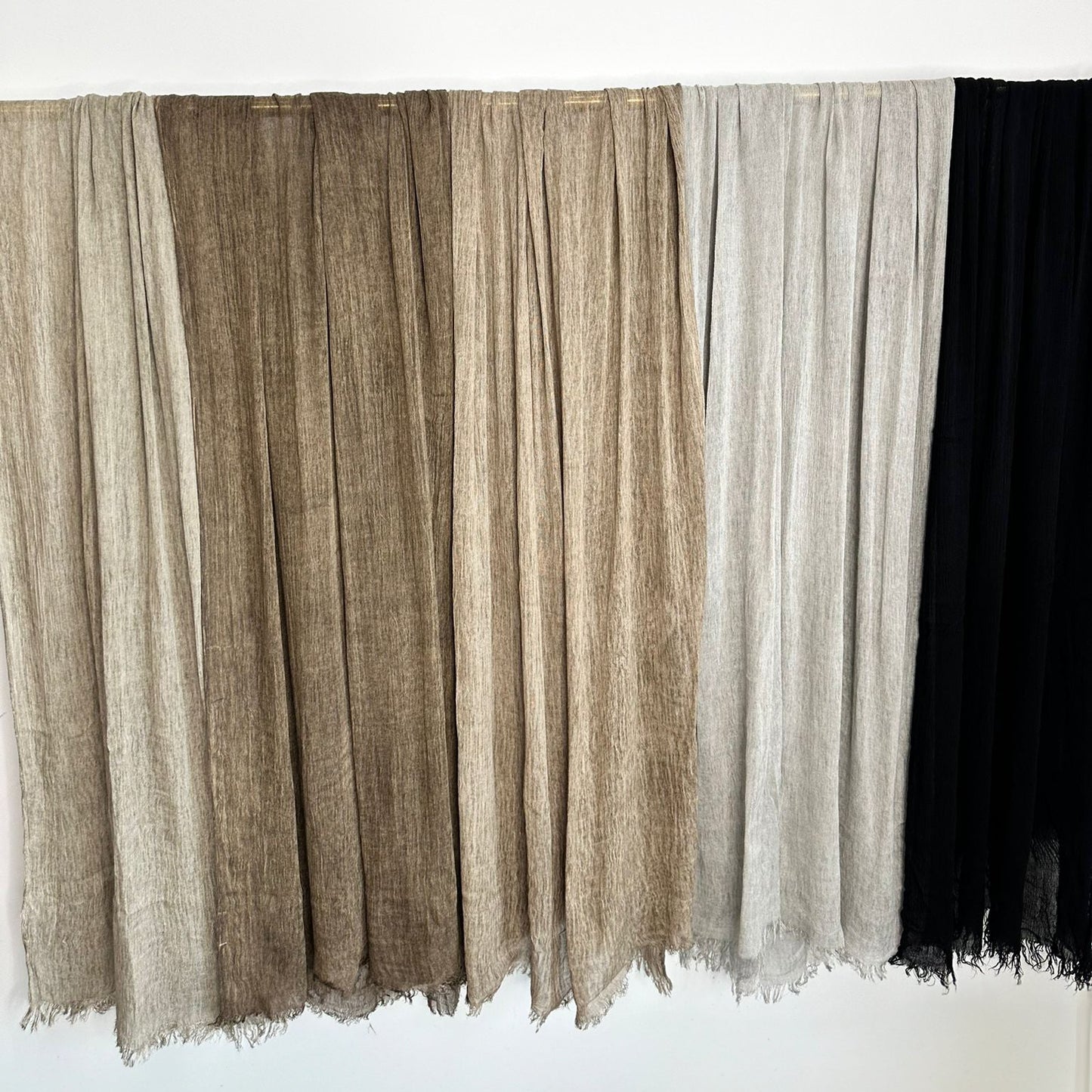 Textured Matching Set Black