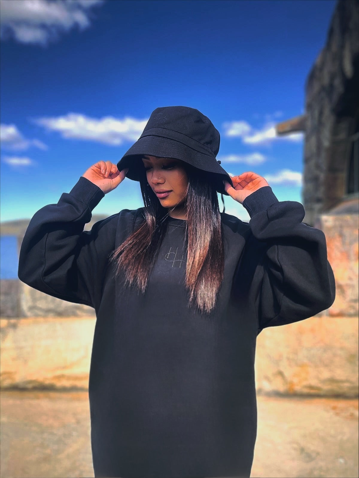 Heritage Jumper Dress Midnight Black