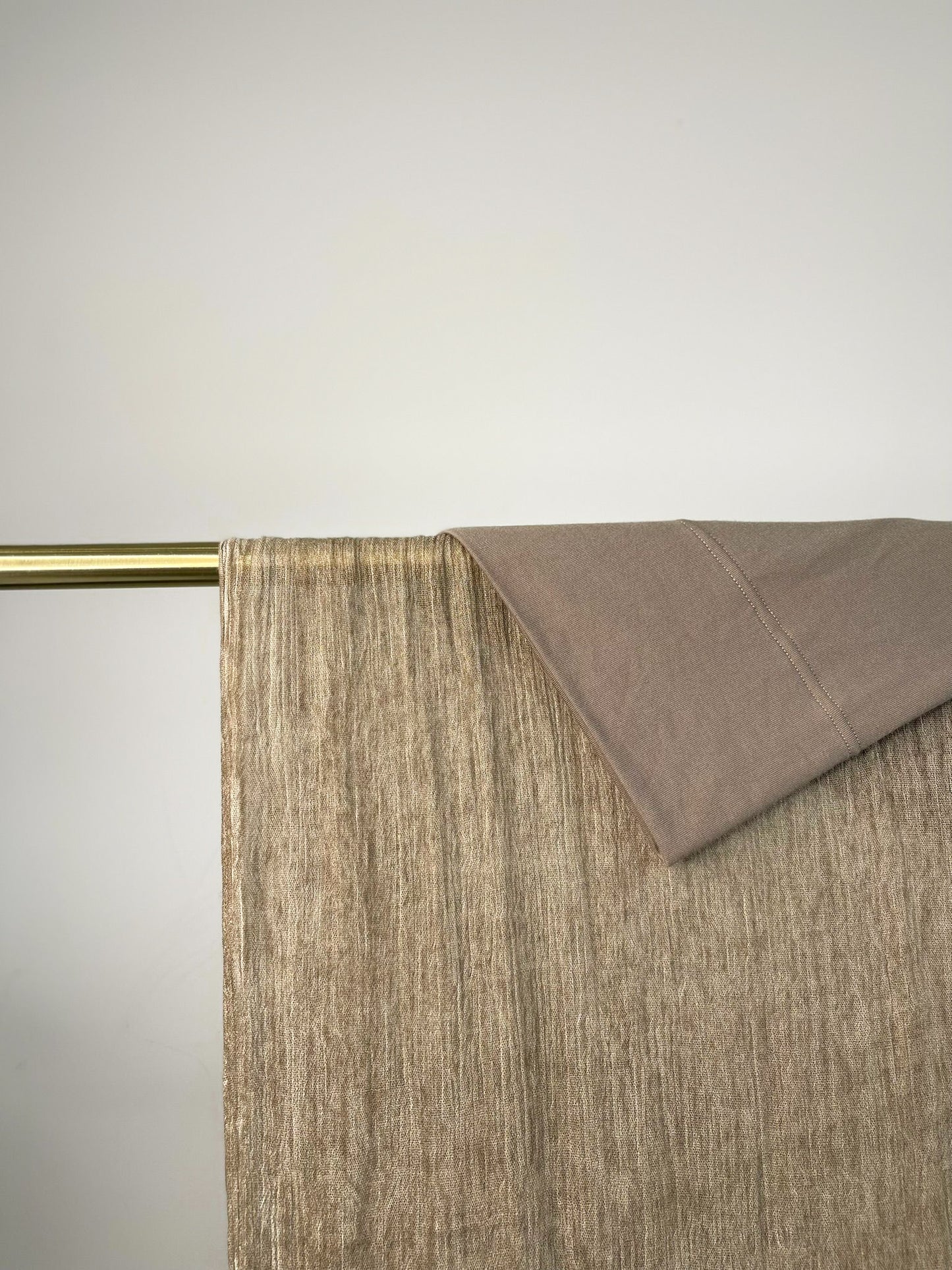 Textured Matching Set Hazelnut