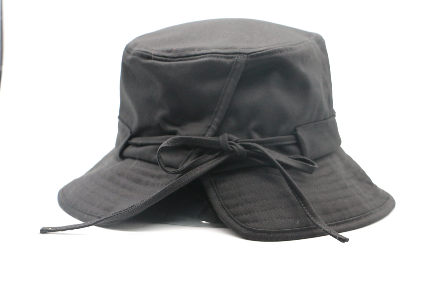 Heritage Cotton Bucket Hat Black