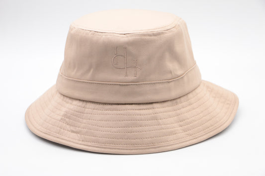 Heritage Cotton Bucket Hat Beige