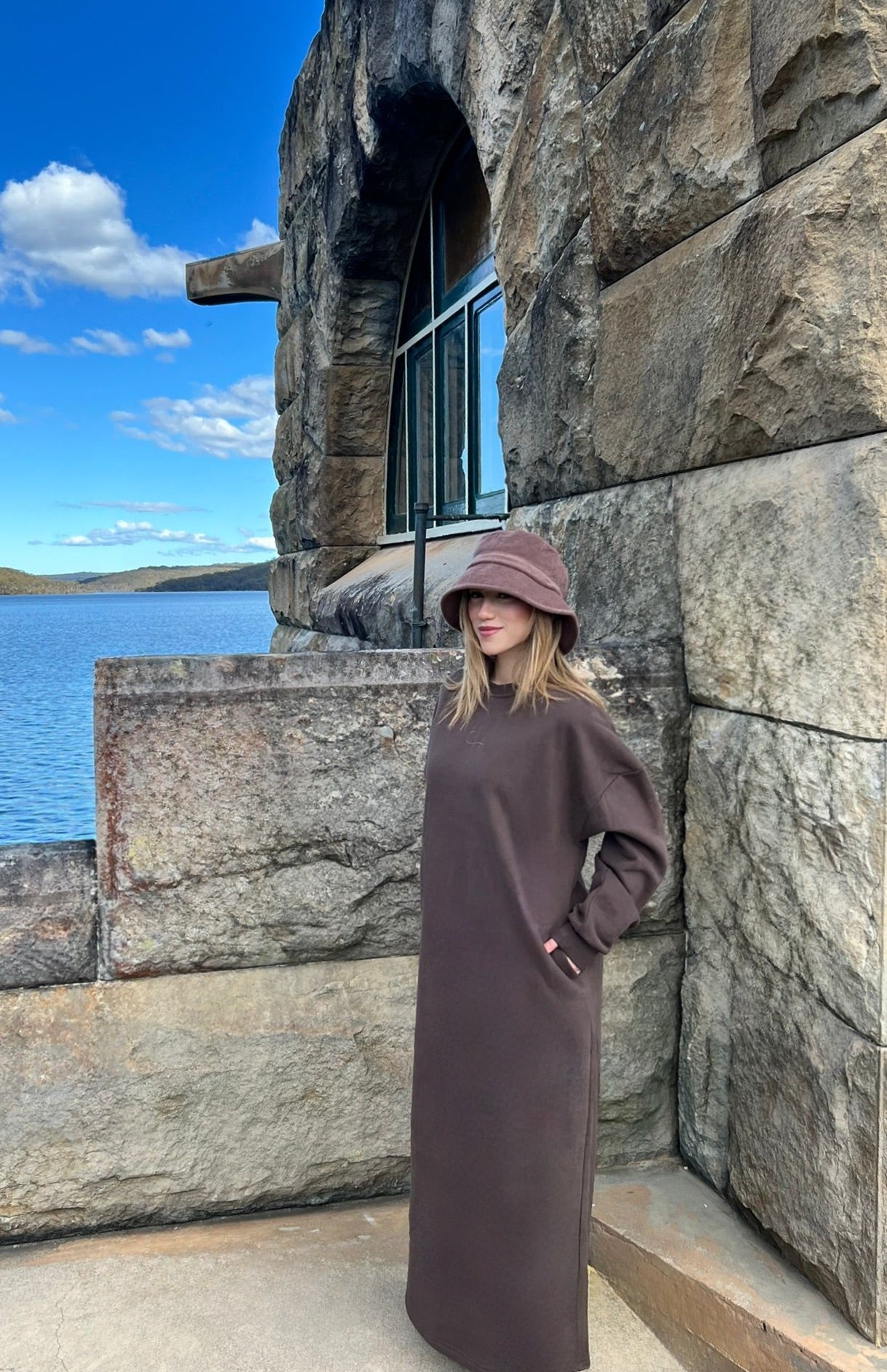 Heritage Jumper Dress Expresso Brown