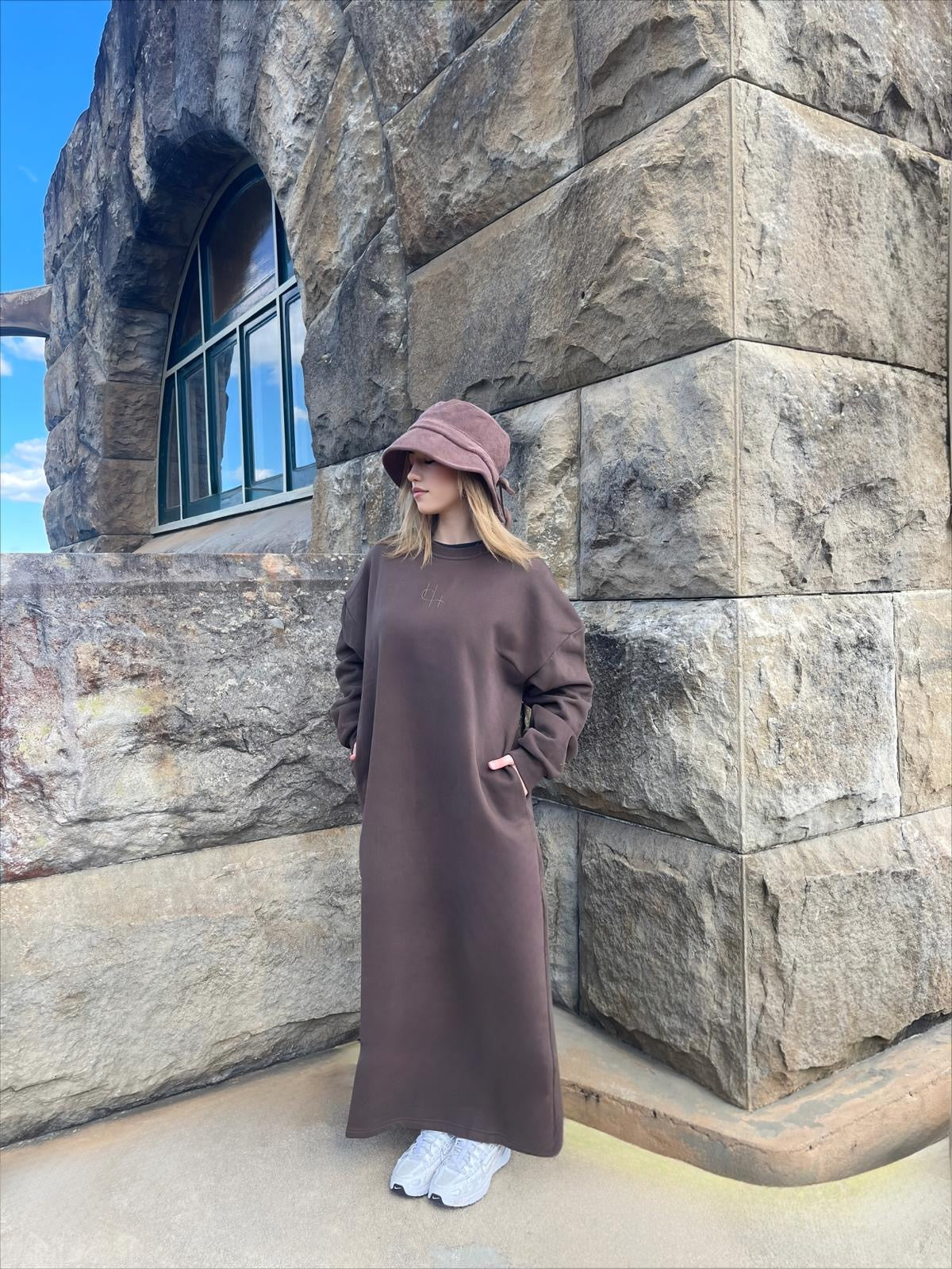 Heritage Jumper Dress Expresso Brown