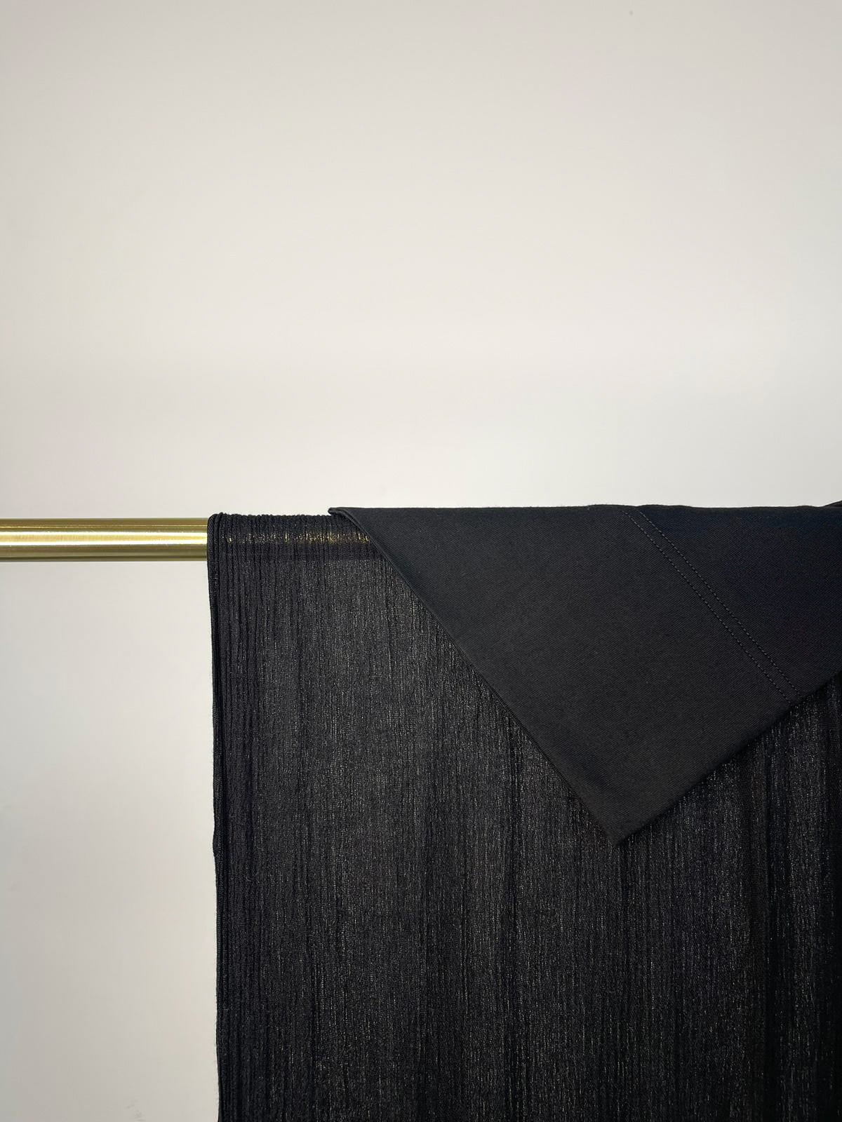 Textured Matching Set Black