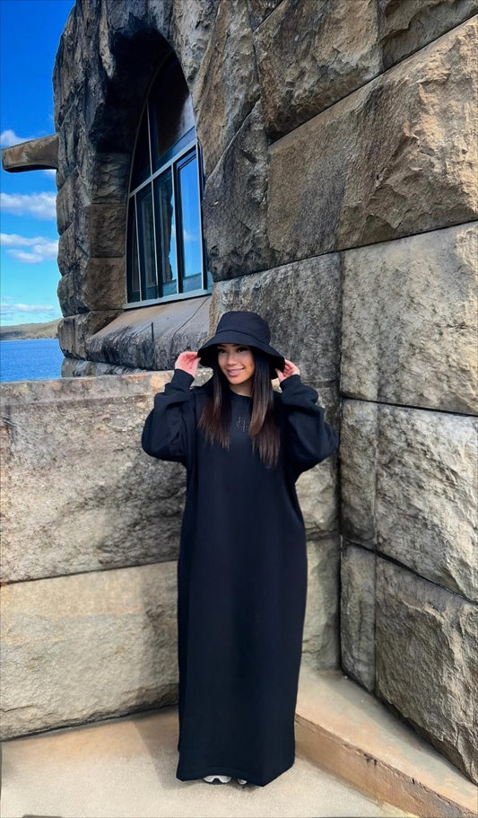 Heritage Jumper Dress Midnight Black